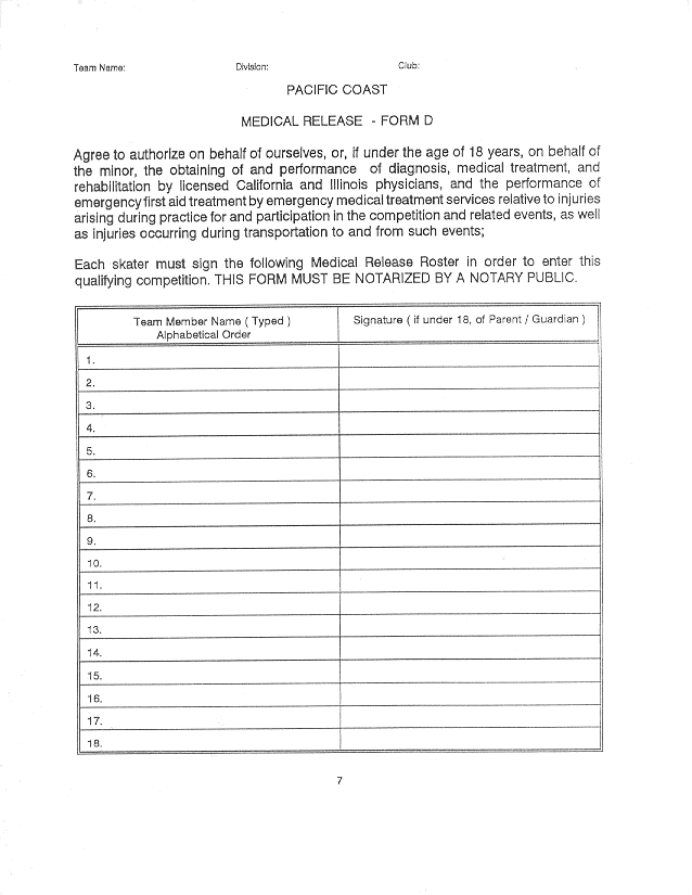 (Team Entry Fom D, PAge 1)
