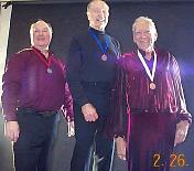 Men with medals.